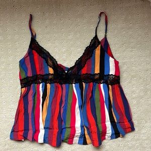 Worn once ZARA stripe top! SIZE XS